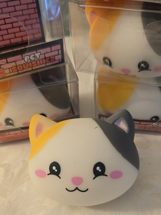 Other - 4 Cat Pet Squishy Toy Sensory Stress Relief New